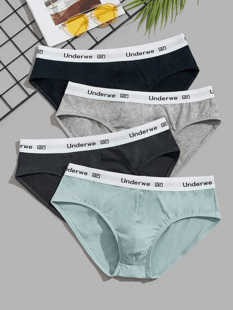 Premium Imported Underwear - Men Pack Of 4 Briefs - Young Trendz