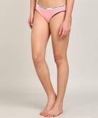 Women Branded Elastic Hipster_(Pink) - Young Trendz