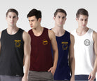 Mens Printed Sleeveless Combo Tshirt - Young Trendz