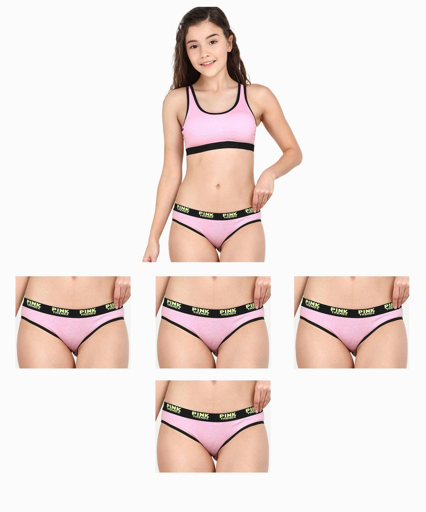 Young trendz Girls Hipster Pinktrendz Combo Panty - Young Trendz