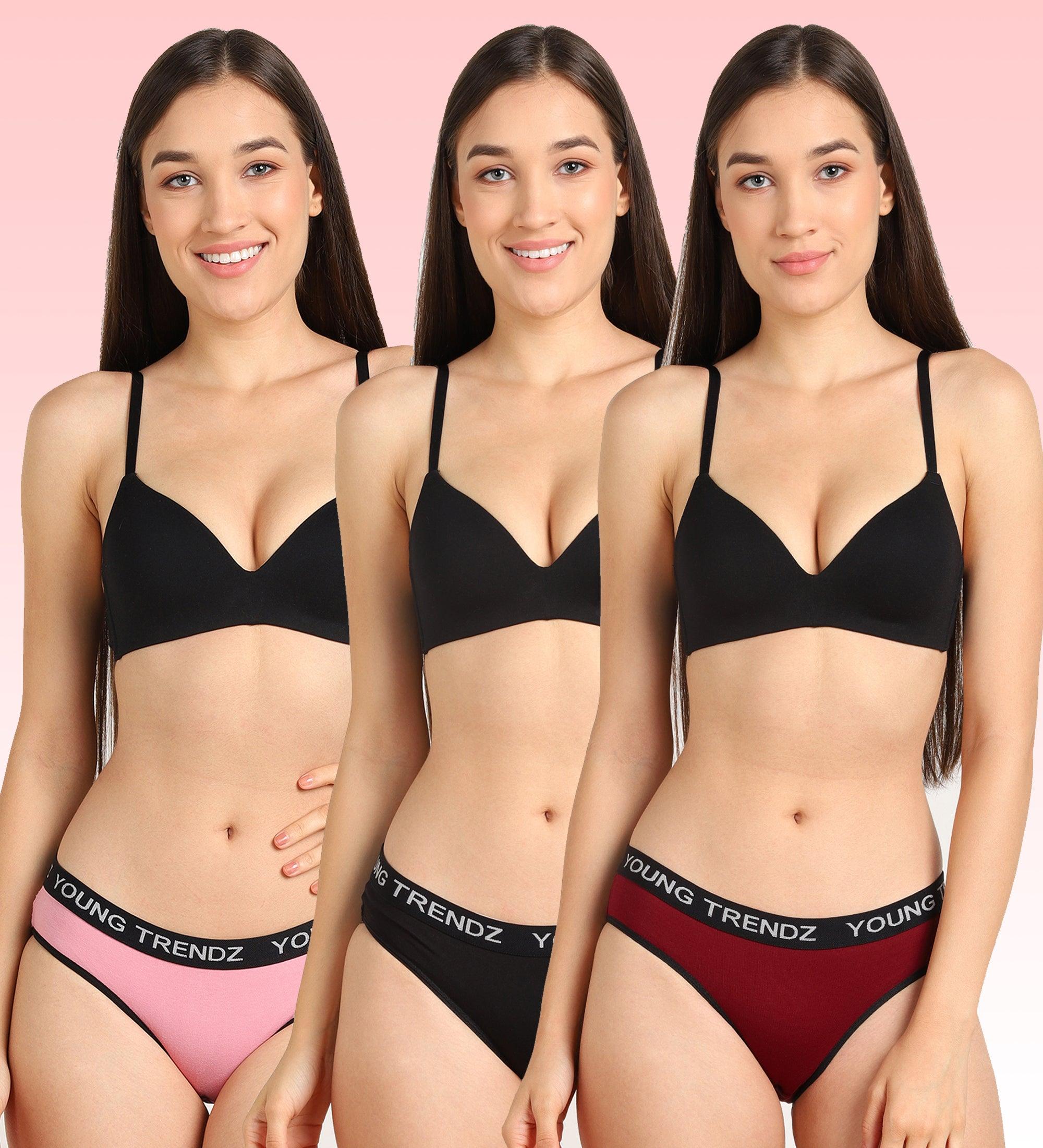 Young Trendz Womens YT Elastic Hipster - 3pcs Pack - Young Trendz