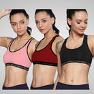 Womens Nonpadded Combo Sports Bra - Young Trendz