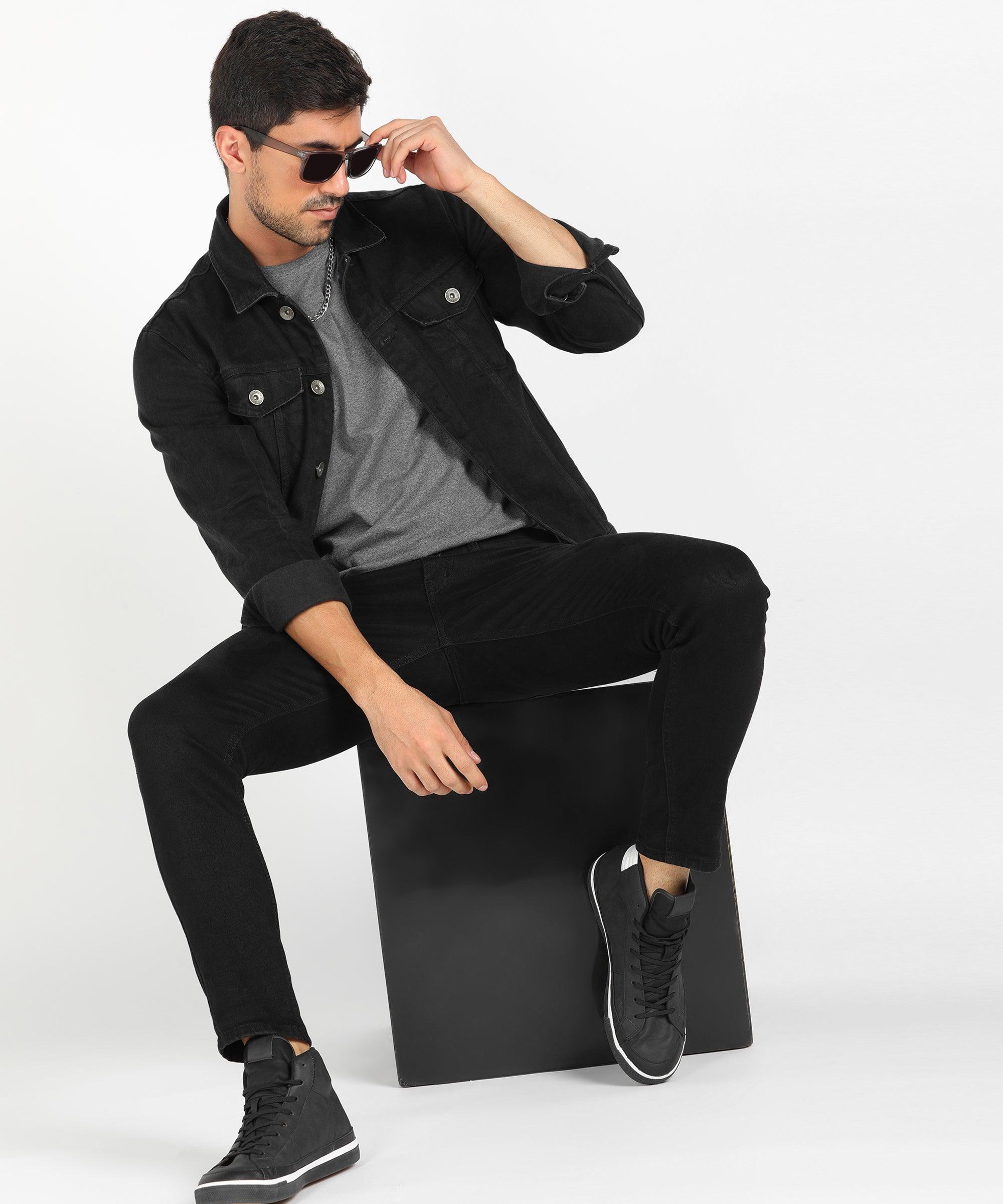 Young Trendz Men Halfsleeve Solid Tshirt (Andra Melange) - Young Trendz