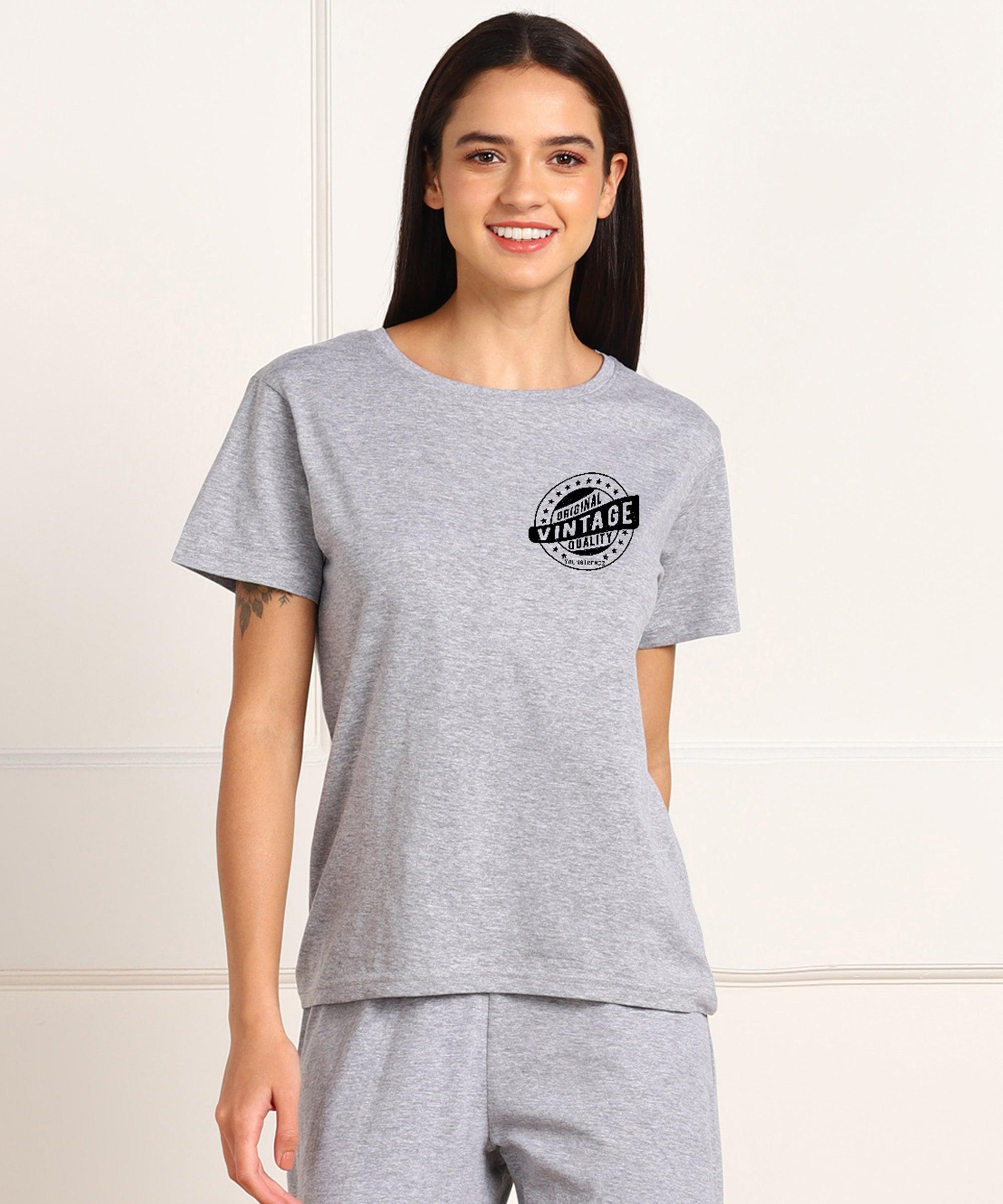 Womens Regular Fit Combo Printed T Shirt - Young Trendz