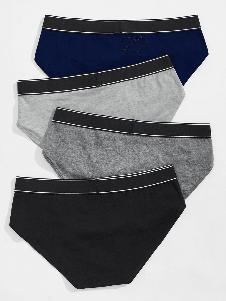 Premium Imported Underwear - Men Pack Of 4 Briefs - Young Trendz