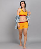 Womens FLIXCHILL Boys Shorts 3Combo (Golden Yellow) - Young Trendz