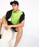 Mens Dry-Fit Sports Combo T.shirt (Green,Black,White) - Young Trendz