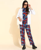 Women Printed T.Shirt & Pyjama Co-Ord Set - Young Trendz