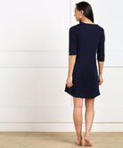 Womens Plain Full sleeve Night Dress - Young Trendz