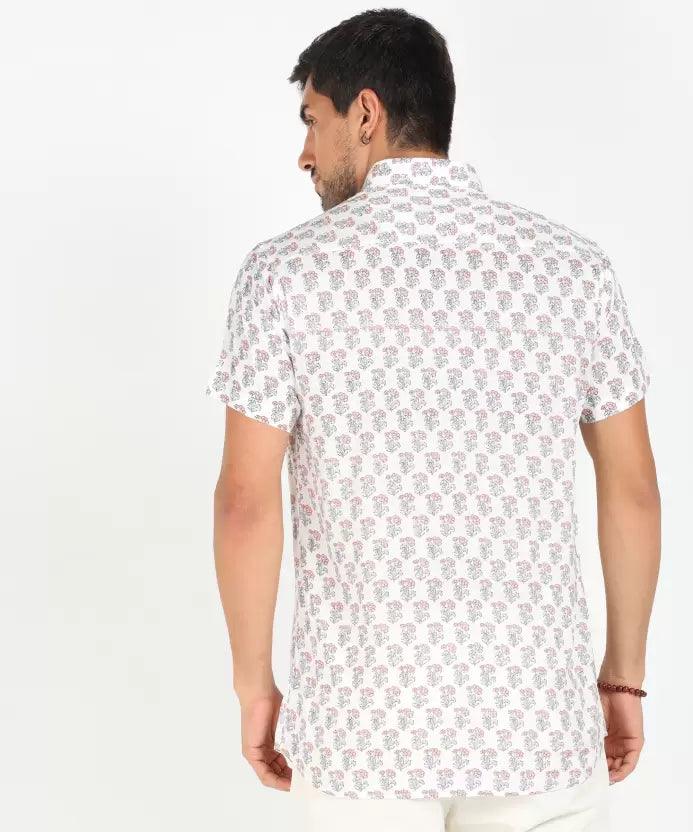 Mens Half Sleeve Casual Printed Shirt - Young Trendz