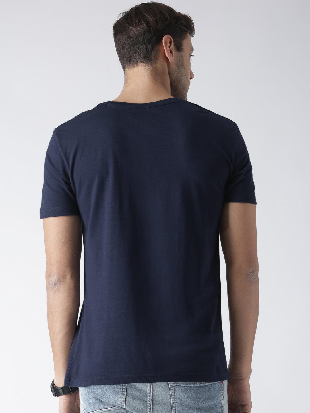 Men Half sleeve Solid Tshirt - Young Trendz