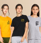 Young Trendz Girls Regular Fit Combo Printed Tshirt (Pack of 3) - Young Trendz