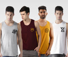 Mens Printed Sleeveless Combo Tshirt - Young Trendz