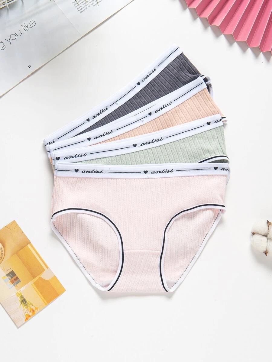 Premium Imported Underwear - Women Pack Of 4 Briefs - Young Trendz