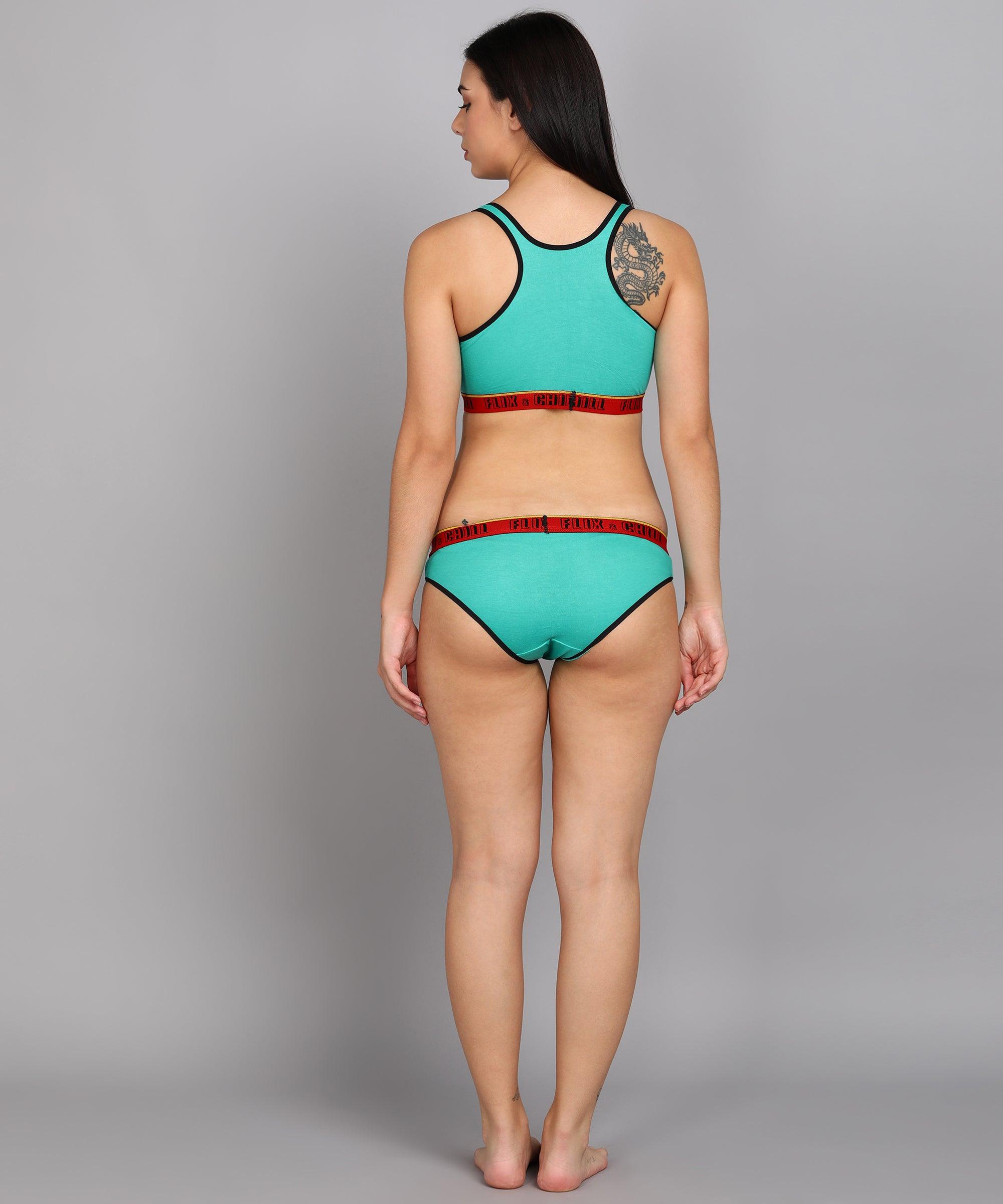 Womens Non Padded FLIXCHILL Sports Bra - Young Trendz