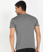 Young Trendz Men Halfsleeve Solid Tshirt (Andra Melange) - Young Trendz
