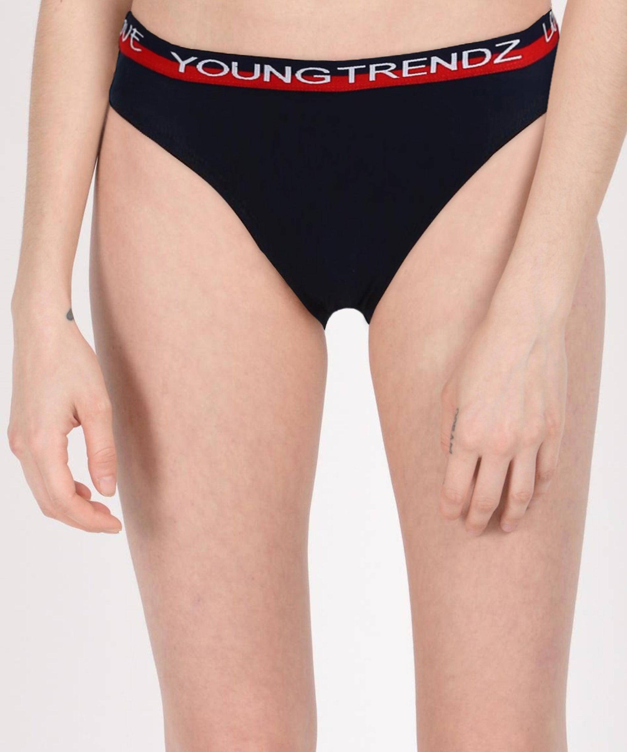 Girls Multicolours Hipster Navy colour Panty - Young Trendz