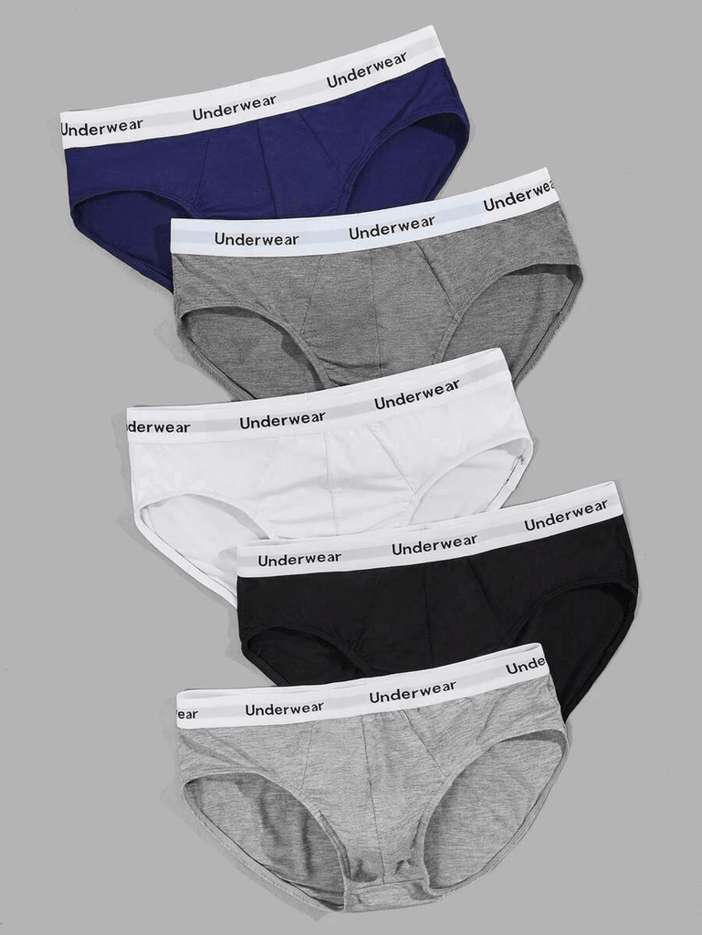 Premium Imported Underwear - Men Pack Of 5 Briefs - Young Trendz