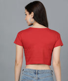 Young trendz Women's Casual Half Sleeve Crop Top (Pack Of 3) - Young Trendz