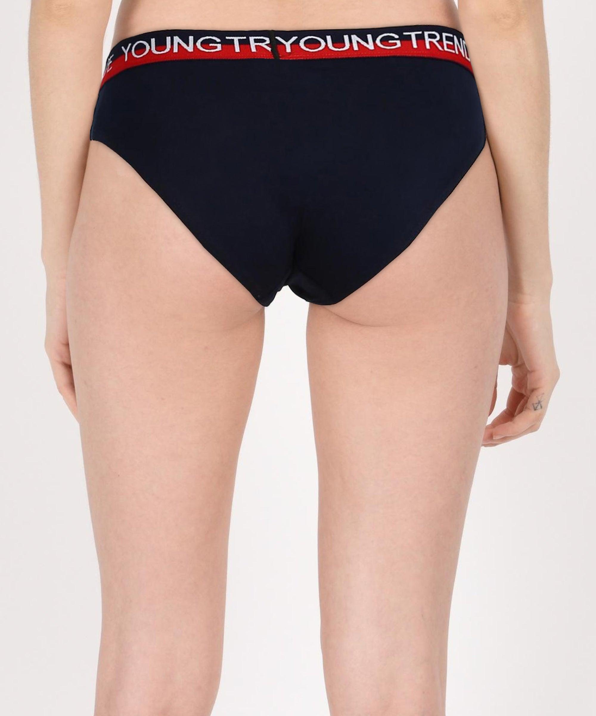 Girls Multicolours Hipster Navy colour Panty - Young Trendz