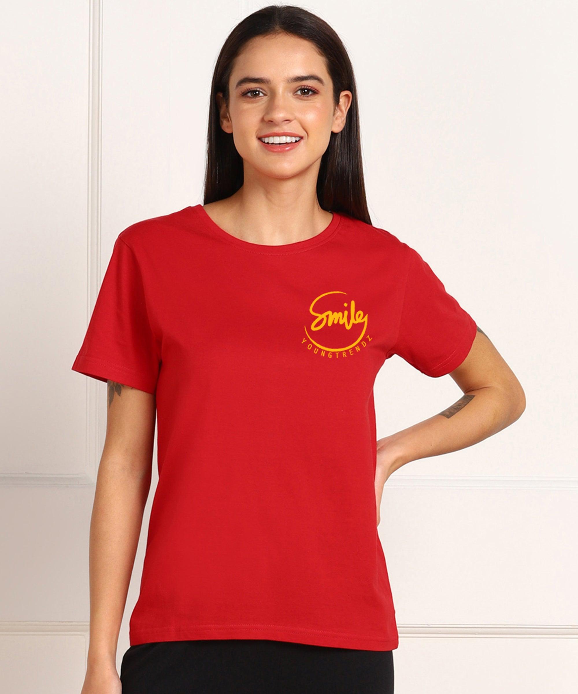 Womens Regular Fit Combo Printed T Shirt - Young Trendz