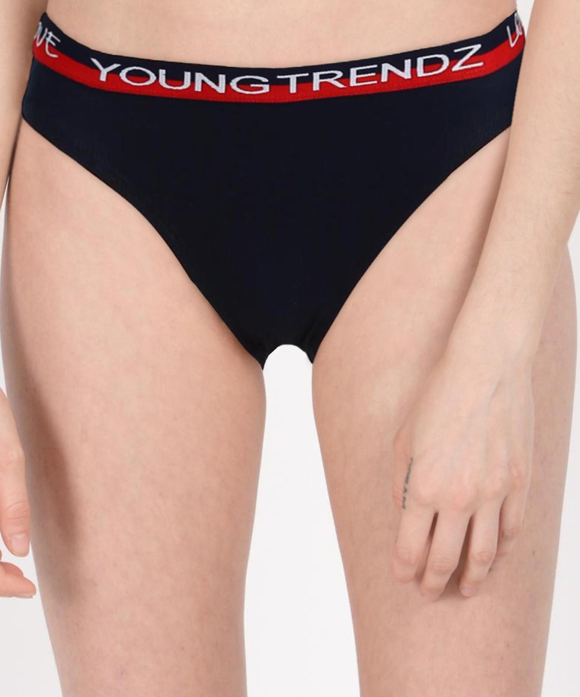 Girls Multicolours Hipster Navy colour Panty - Young Trendz