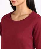 Womens Plain Full sleeve Night Dress - Young Trendz