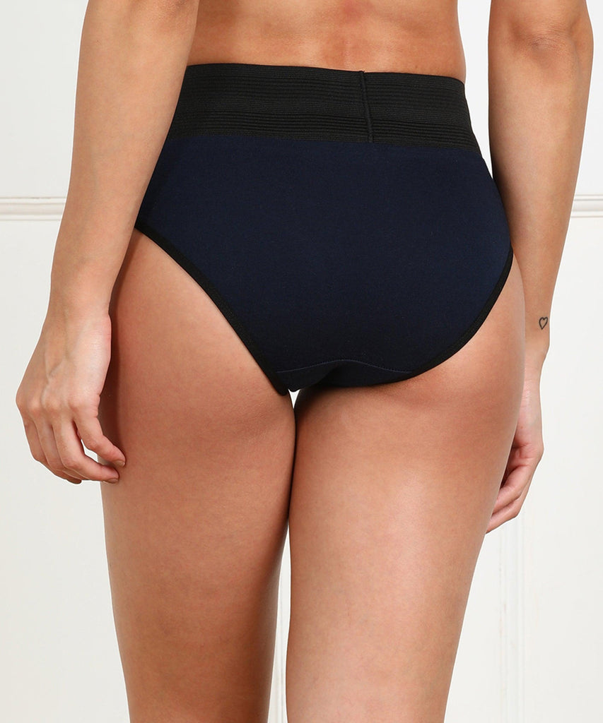 Young Trendz Women High Waist Hipster Navy Panty - Young Trendz