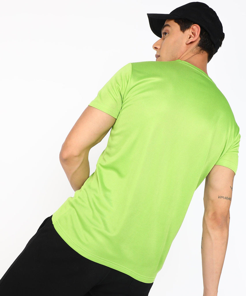 Mens Dry-Fit Sports Combo T.shirt (Green,Black,White) - Young Trendz