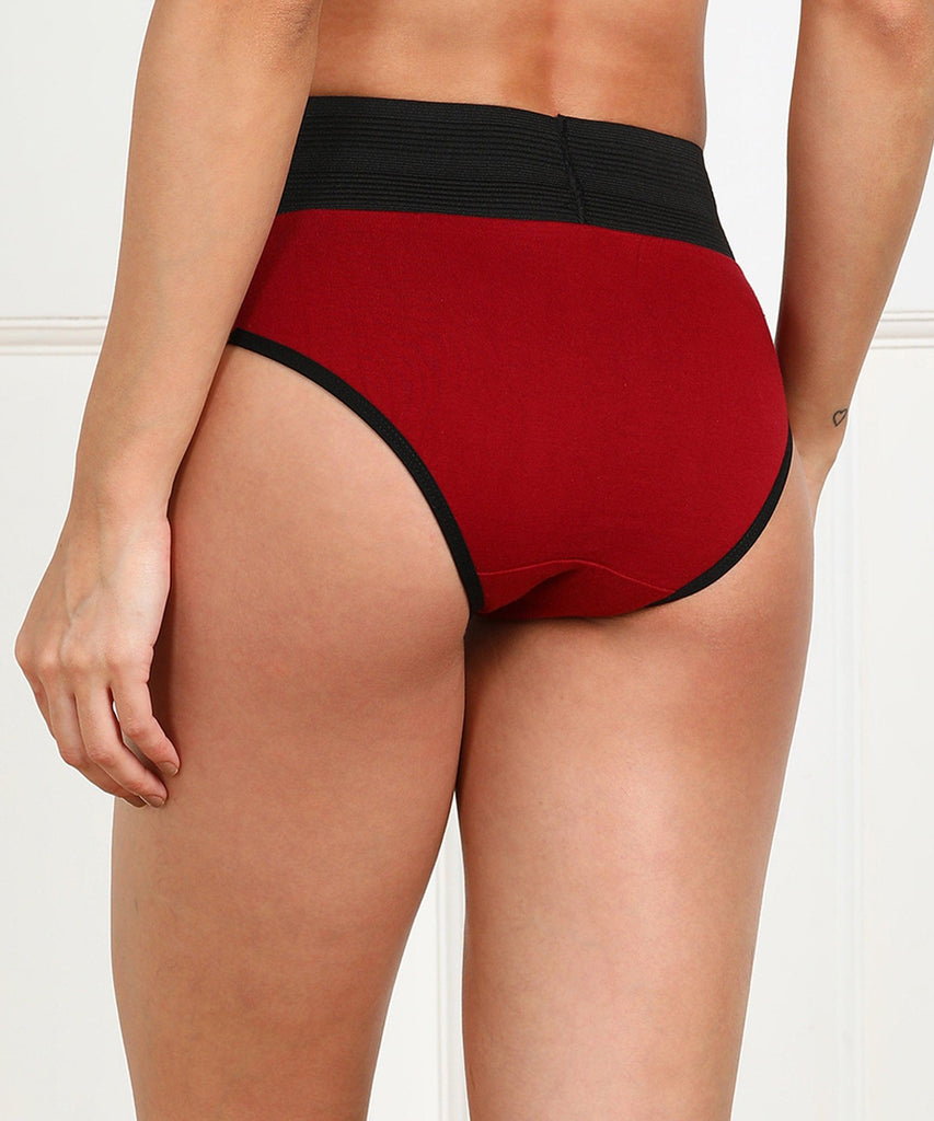 Young Trendz Girls Waist Hipster Maroon Panty - Young Trendz
