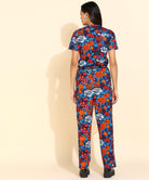 Women Printed T.Shirt & Pyjama Co-Ord Set - Young Trendz