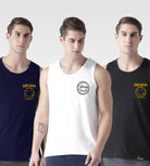 Mens Printed Sleeveless Combo Tshirt - Young Trendz