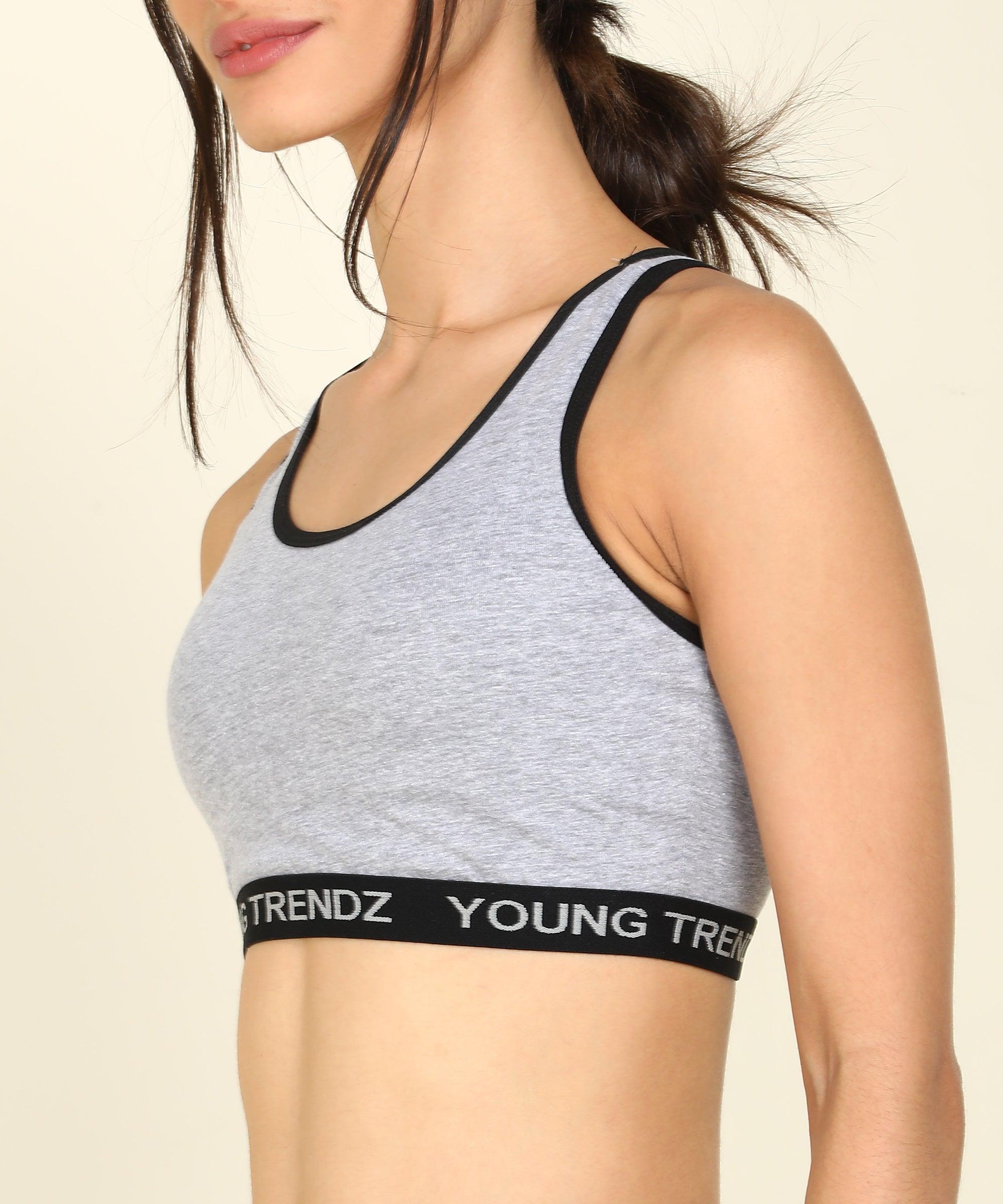 Young Trendz Womens Active Co-Ord Set (Grey) - Young Trendz