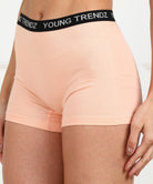 Womens YT Elastic Combo Boyshorts - Young Trendz