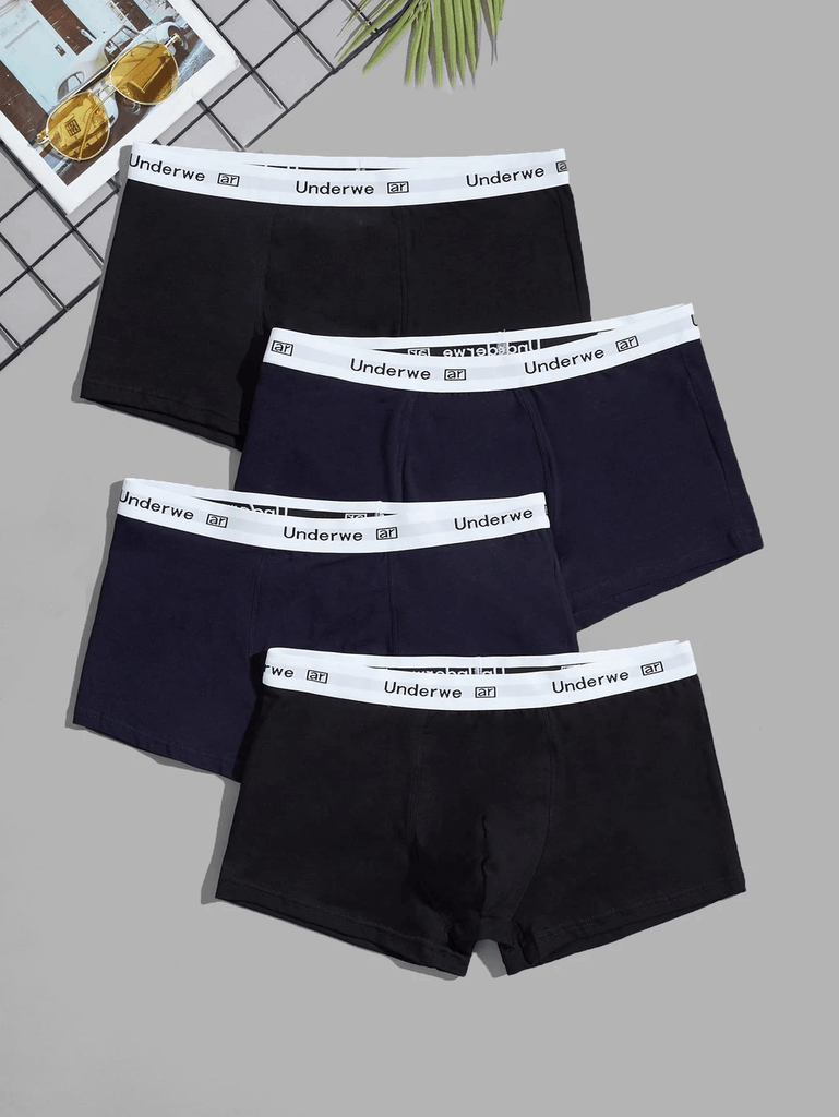 Premium Imported Underwear - Men Pack Of 4 Trunks - Young Trendz