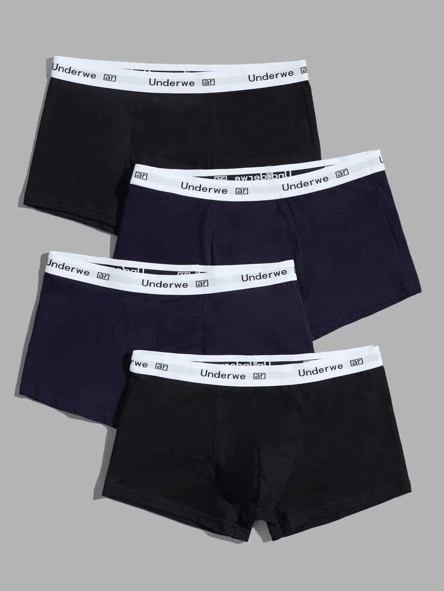 Premium Imported Underwear - Men Pack Of 4 Trunks - Young Trendz