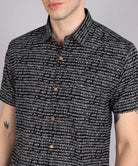 Mens Half Sleeve Casual Printed Shirt - Young Trendz