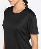 Womens Dry-Fit Sports Combo T.shirt (Black & Green) - Young Trendz