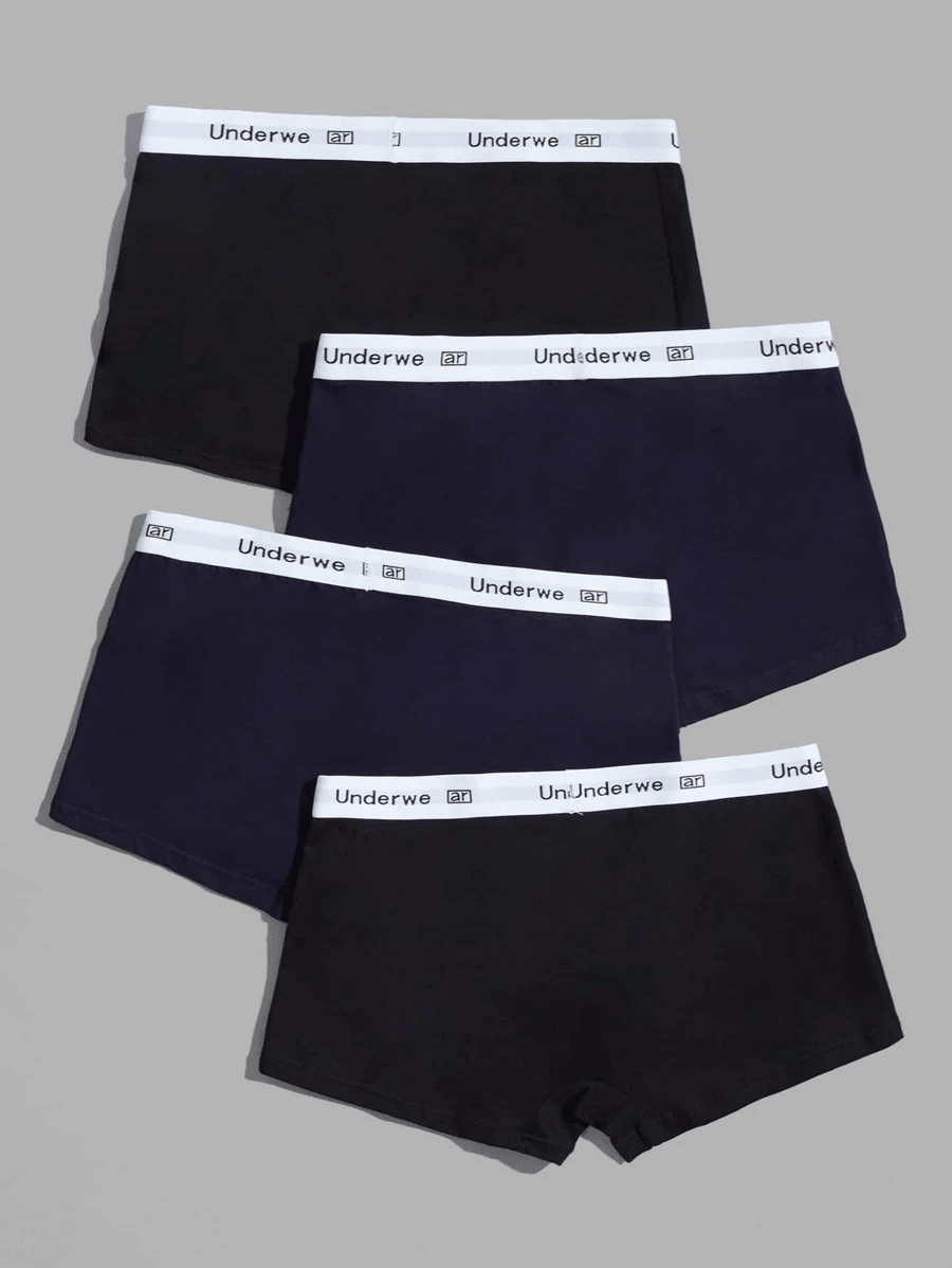 Premium Imported Underwear - Men Pack Of 4 Trunks - Young Trendz