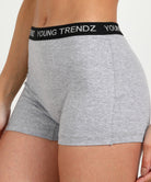 Girls YT Elastic Combo Boyshorts - Young Trendz