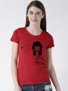 Phone Printed White(Men) Red(Women) Color Printed Couple Tshirts - Young Trendz