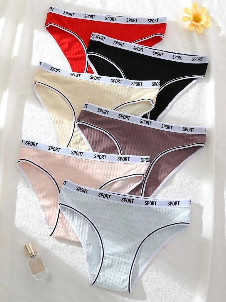 Premium Imported Underwear - Women Pack Of 6 Briefs - Young Trendz