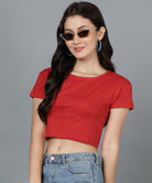 Young trendz Women's Casual Half Sleeve Crop Top (Pack Of 3) - Young Trendz