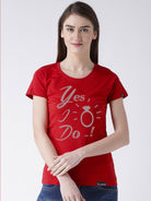 Marry me Printed Half Sleeve Black(Men) red(Women) Color Printed Couple Tshirts - Young Trendz