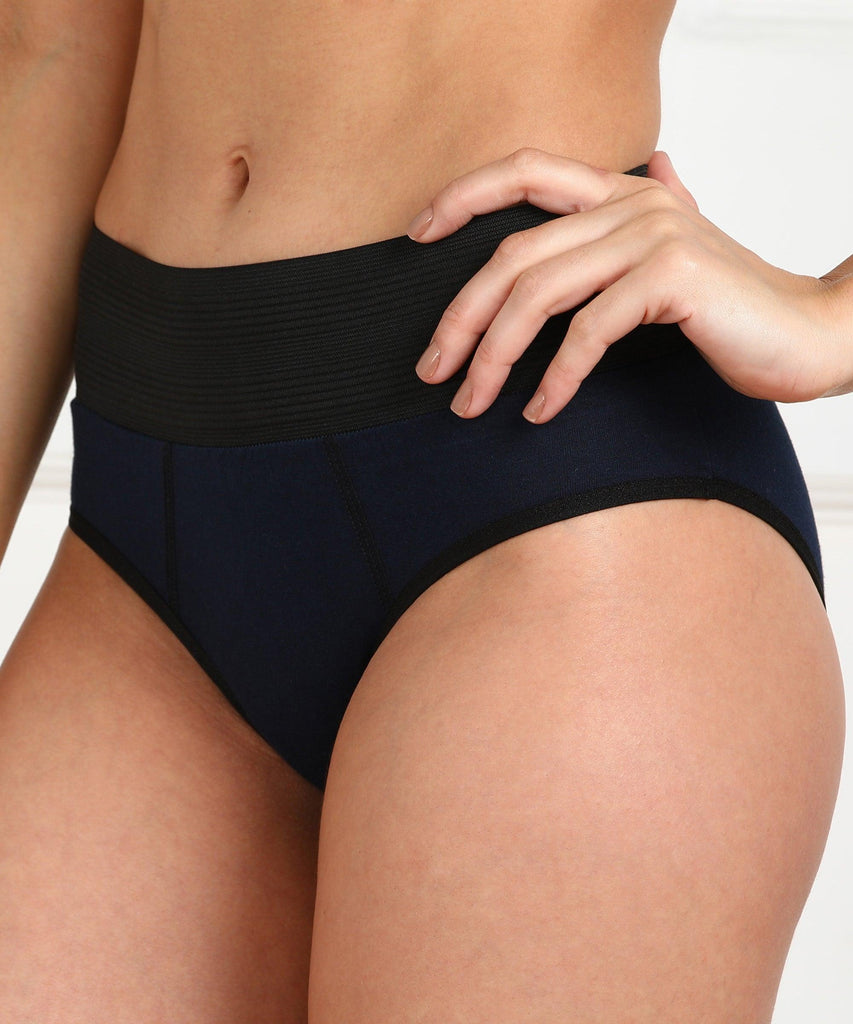 Young Trendz Girls Waist Hipster Navy Panty - Young Trendz