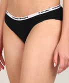 Women Branded Elastic Hipster Pack Of 2 - Briefs - Young Trendz