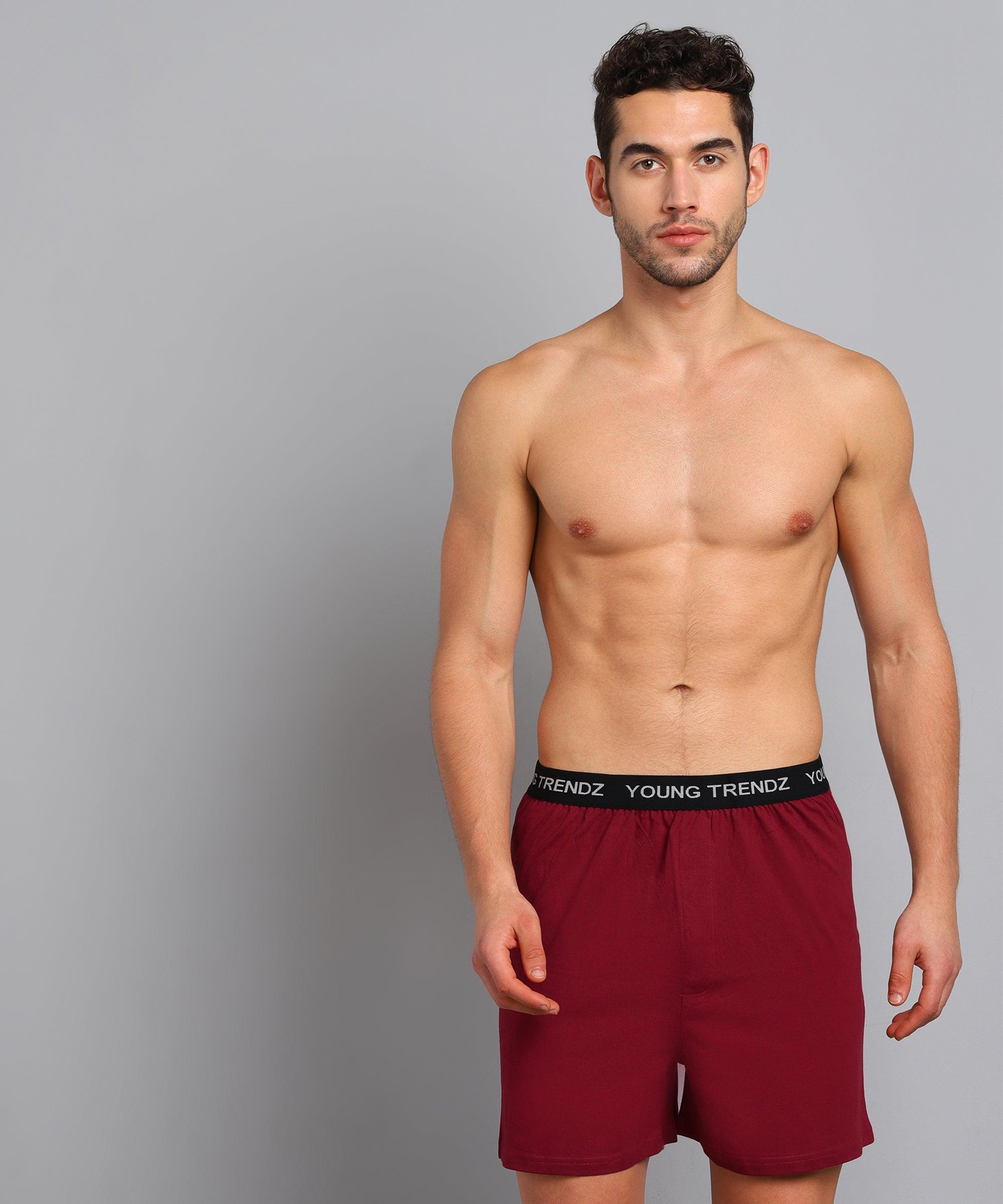 Men's Outer Elastic Boxer - Young Trendz