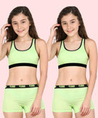 Girls Pink Trendz Combo Boyshorts - Young Trendz