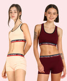 Girls Love Elastic Combo Lingerie Set(Pack of 2) - Young Trendz