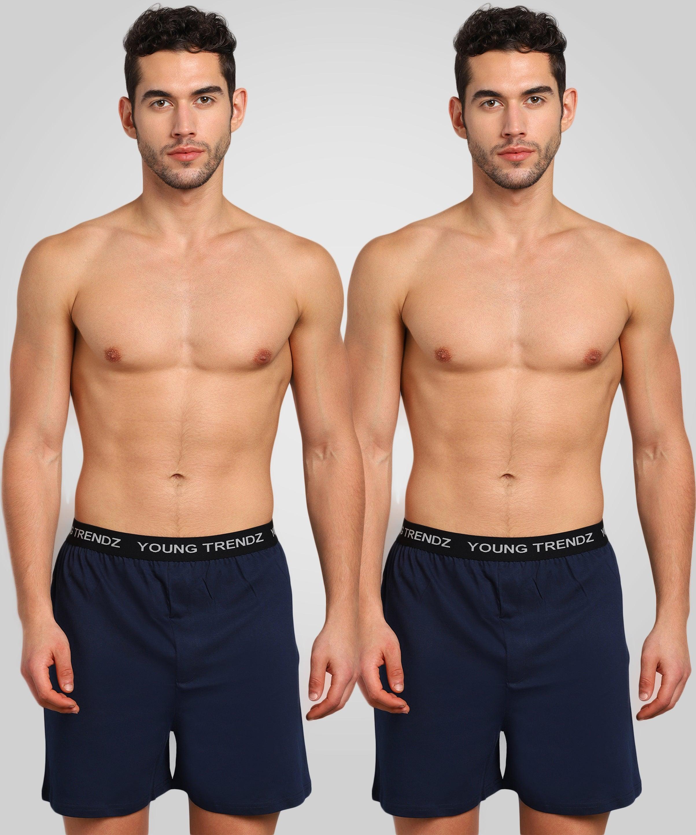 Men's Outer Elastic Combo Boxer - Young Trendz